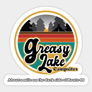 Greasy Lake Campsite Sticker